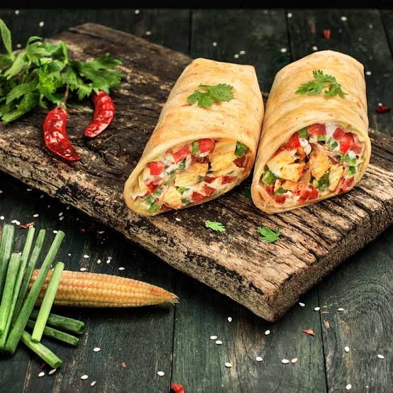 Smoky Paneer Tikka Wrap